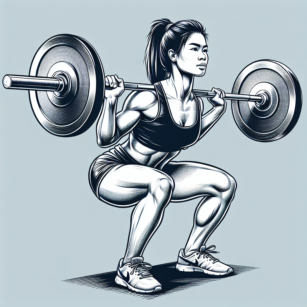 杠铃旋转动作示范