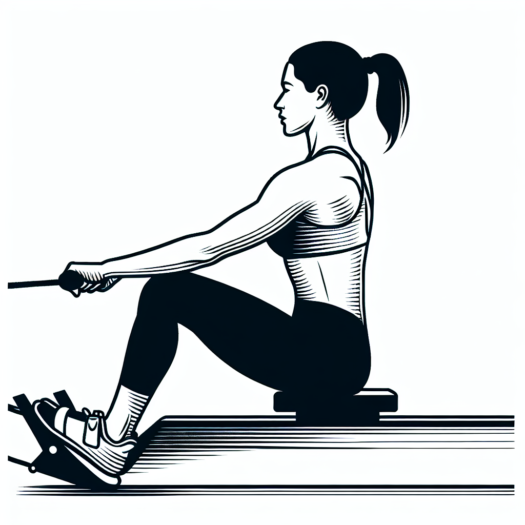 杠铃划船动作示范