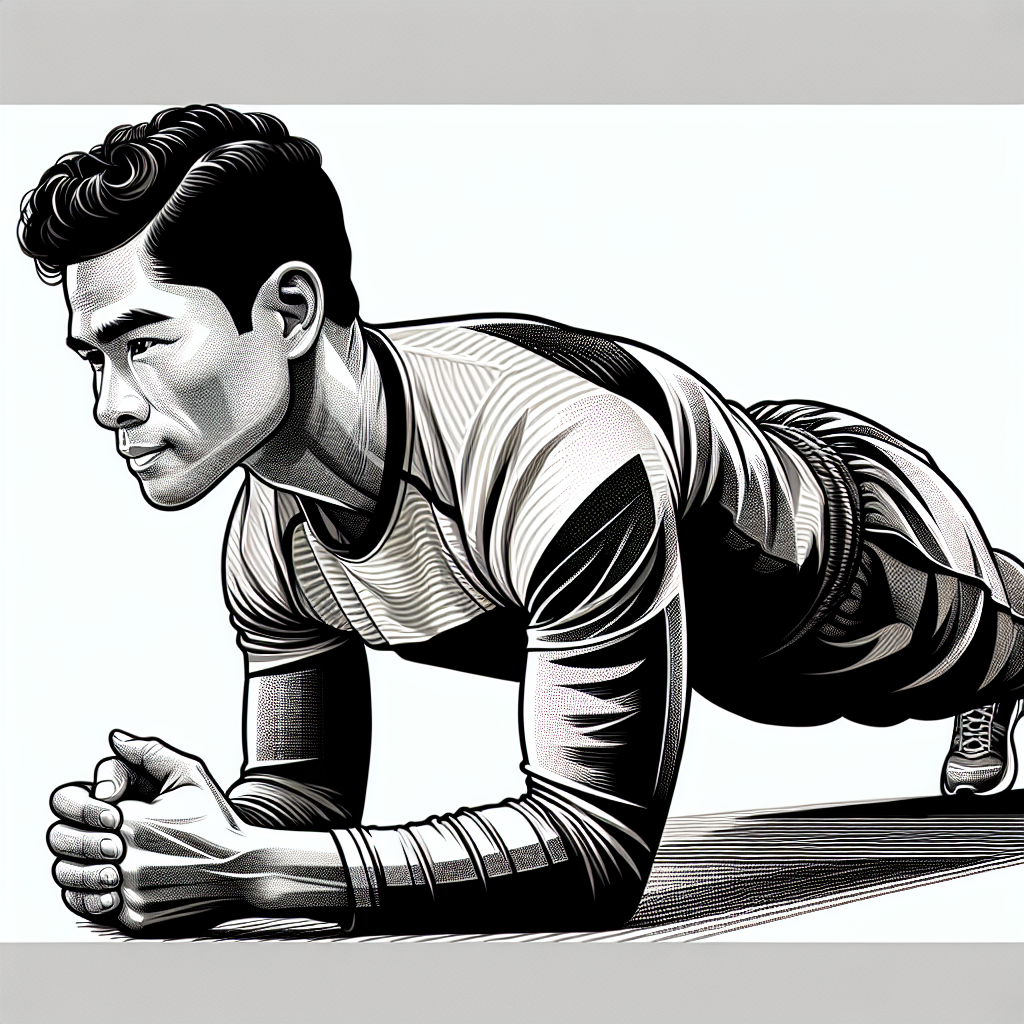 平板支撑旋转动作示范