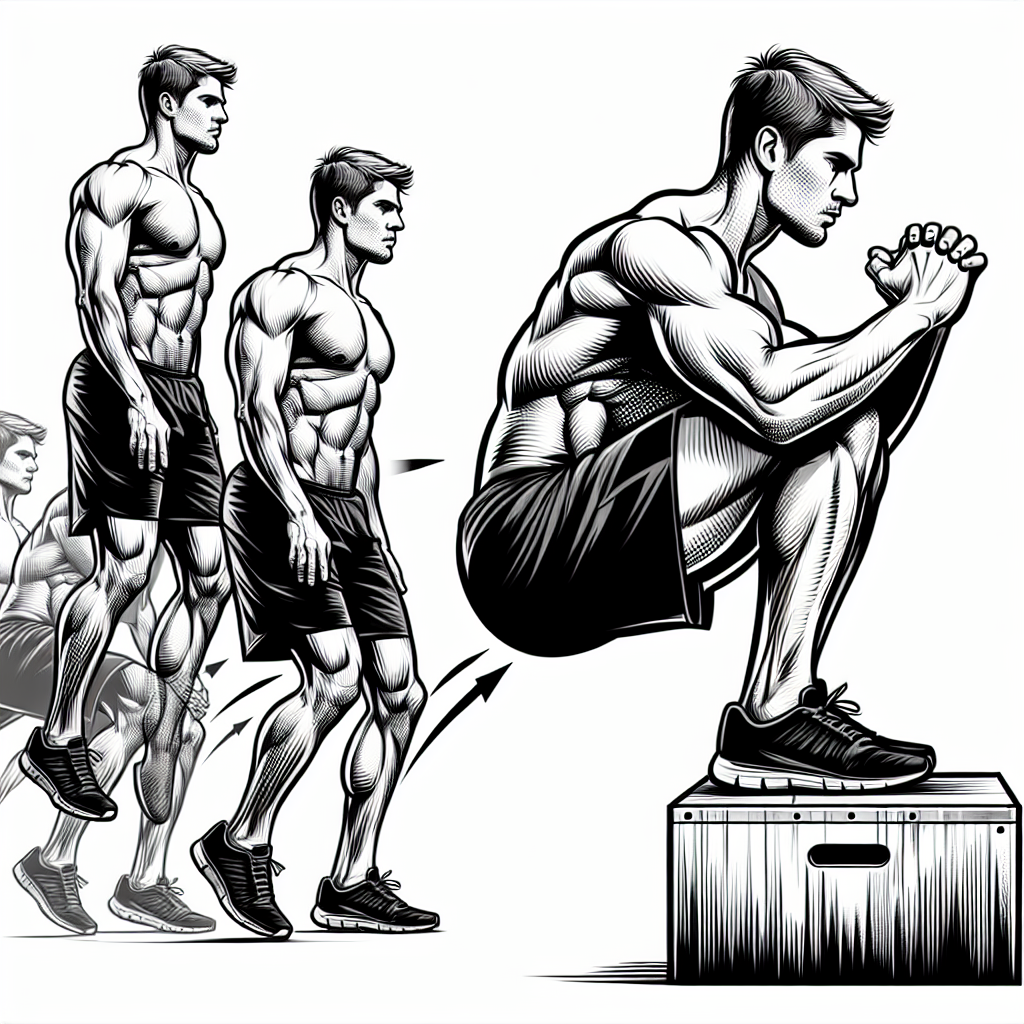 单腿箱式跳跃动作示范