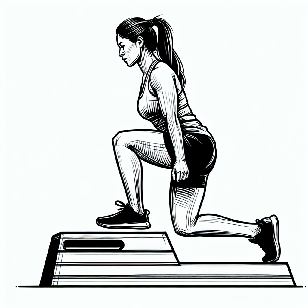 台阶上步动作示范